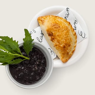 Empanada + Black Beans
